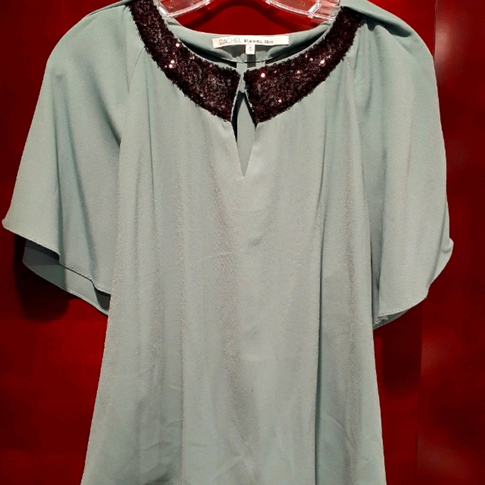Rachel Roy Short Sleeve Blouse